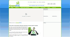 Desktop Screenshot of greenifsc.ie